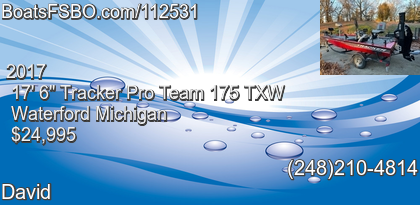 Tracker Pro Team 175 TXW