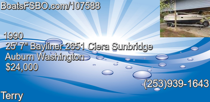 Bayliner 2651 Ciera Sunbridge