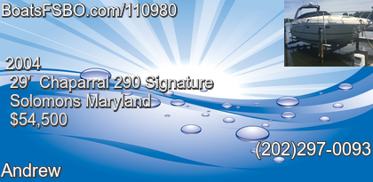Chaparral 290 Signature
