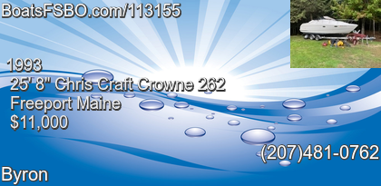 Chris Craft Crowne 262