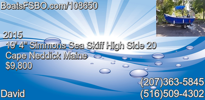 Simmons Sea Skiff High Side 20