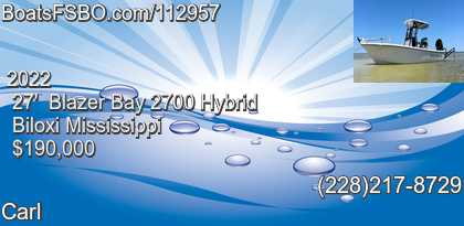 Blazer Bay 2700 Hybrid