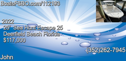 Sea Hunt Escape 25