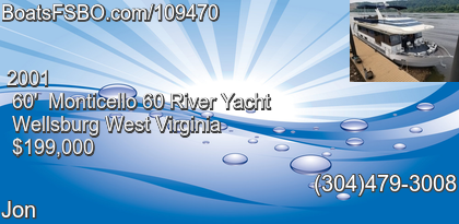 Monticello 60 River Yacht