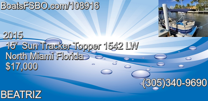 Sun Tracker Topper 1542 LW