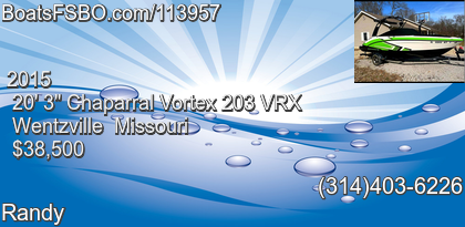 Chaparral Vortex 203 VRX