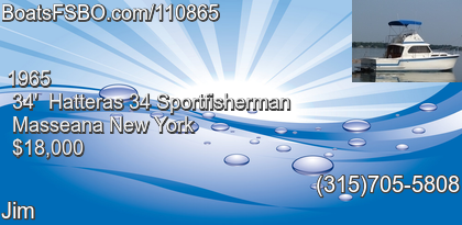 Hatteras 34 Sportfisherman