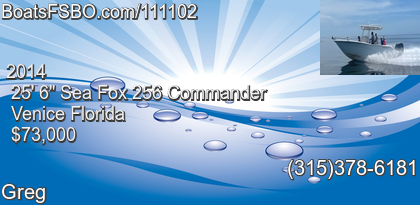 Sea Fox 256 Commander
