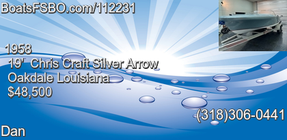 Chris Craft Silver Arrow