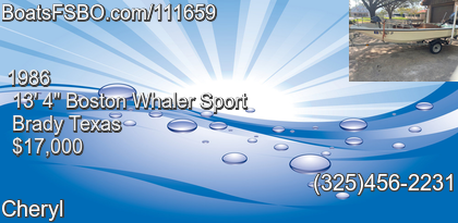 Boston Whaler Sport