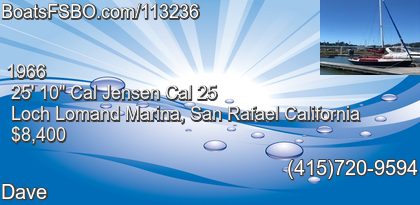 Cal Jensen Cal 25