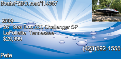 Sea Doo 230 Challenger SP