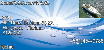Donzi Daytona 38 ZX