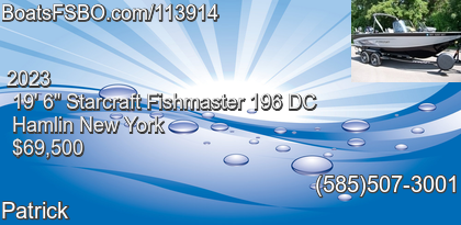 Starcraft Fishmaster 196 DC