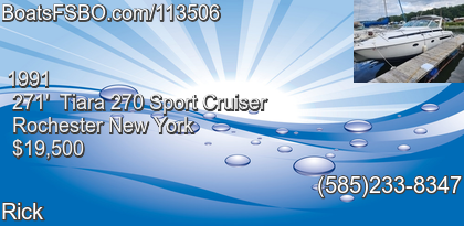 Tiara 270 Sport Cruiser