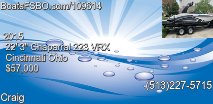 Chaparral 223 VRX