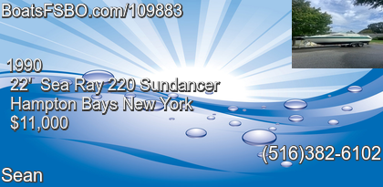 Sea Ray 220 Sundancer