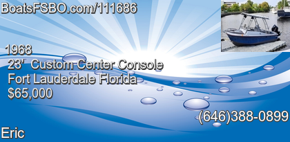 Custom Center Console