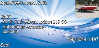 Four Winns Horizon 210 SS