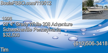 Grady White 208 Adventure