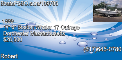 Boston Whaler 17 Outrage