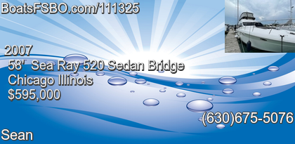 Sea Ray 520 Sedan Bridge