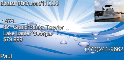 Grand Banks Trawler