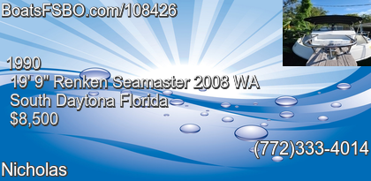 Renken Seamaster 2008 WA
