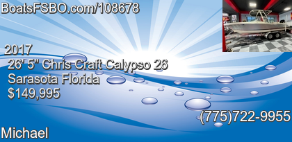 Chris Craft Calypso 26