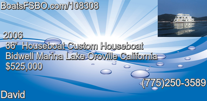 Houseboat Custom Houseboat