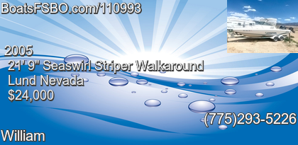 Seaswirl Striper Walkaround