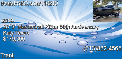 Mastercraft XStar 50th Anniversary