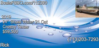 Shoal Water 21 Cat