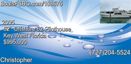 Offshore 62 Pilothouse