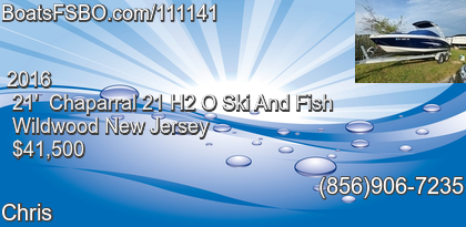 Chaparral 21 H2 O Ski And Fish