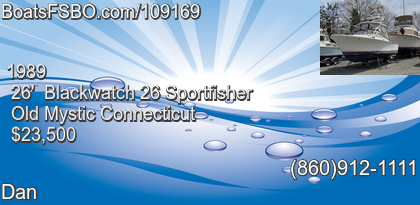 Blackwatch 26 Sportfisher
