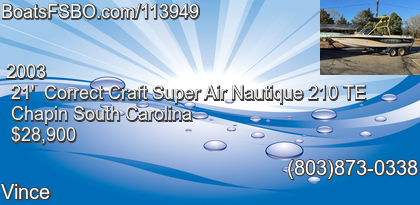 Correct Craft Super Air Nautique 210 TE