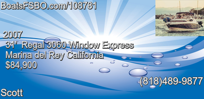 Regal 3060 Window Express