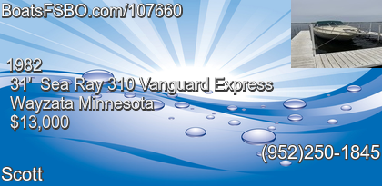 Sea Ray 310 Vanguard Express