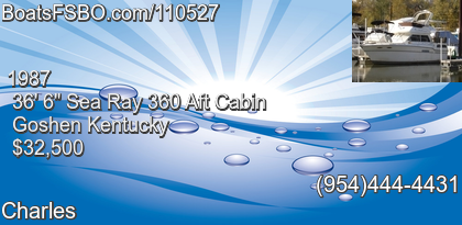 Sea Ray 360 Aft Cabin
