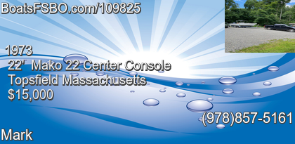 Mako 22 Center Console