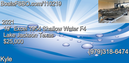 Excel 1954 Shallow Water F4