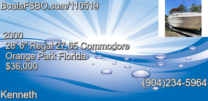 Regal 27.65 Commodore