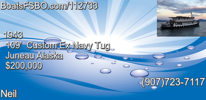 Custom Ex Navy Tug