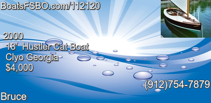 Hustler Cat Boat