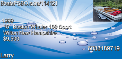 Boston Whaler 150 Sport