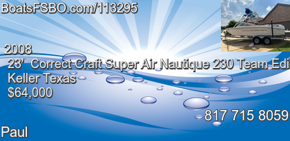 Correct Craft Super Air Nautique 230 Team Edition