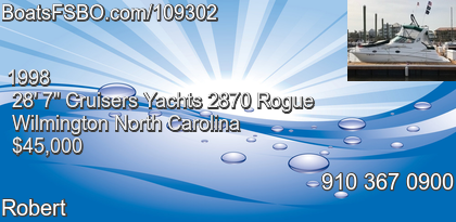 Cruisers Yachts 2870 Rogue