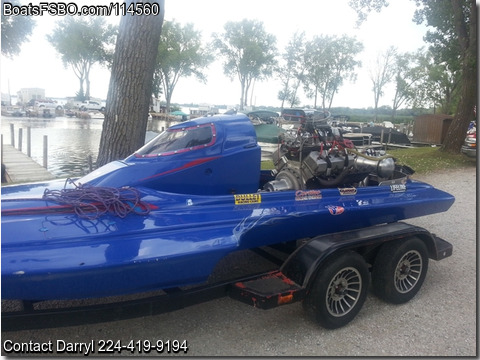 18'  1986 Custom Drag Boat