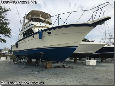 42'  1986 Hatteras 41 Convertible